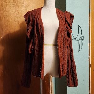 Universal Thread Ruffle Sweater Cardigan
